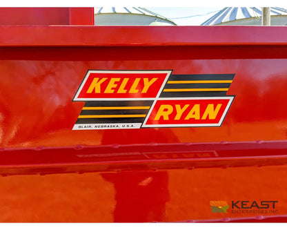 Kelly Ryan 5x12 Feed Wagon 190 Bushel Capacity 48’’ Discharge Height Leaf Springs Fuel Trailers