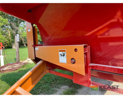 Kelly Ryan 5x12 Feed Wagon - 190 Bushel Capacity 48’’ Discharge Height Leaf Springs Fuel Trailers