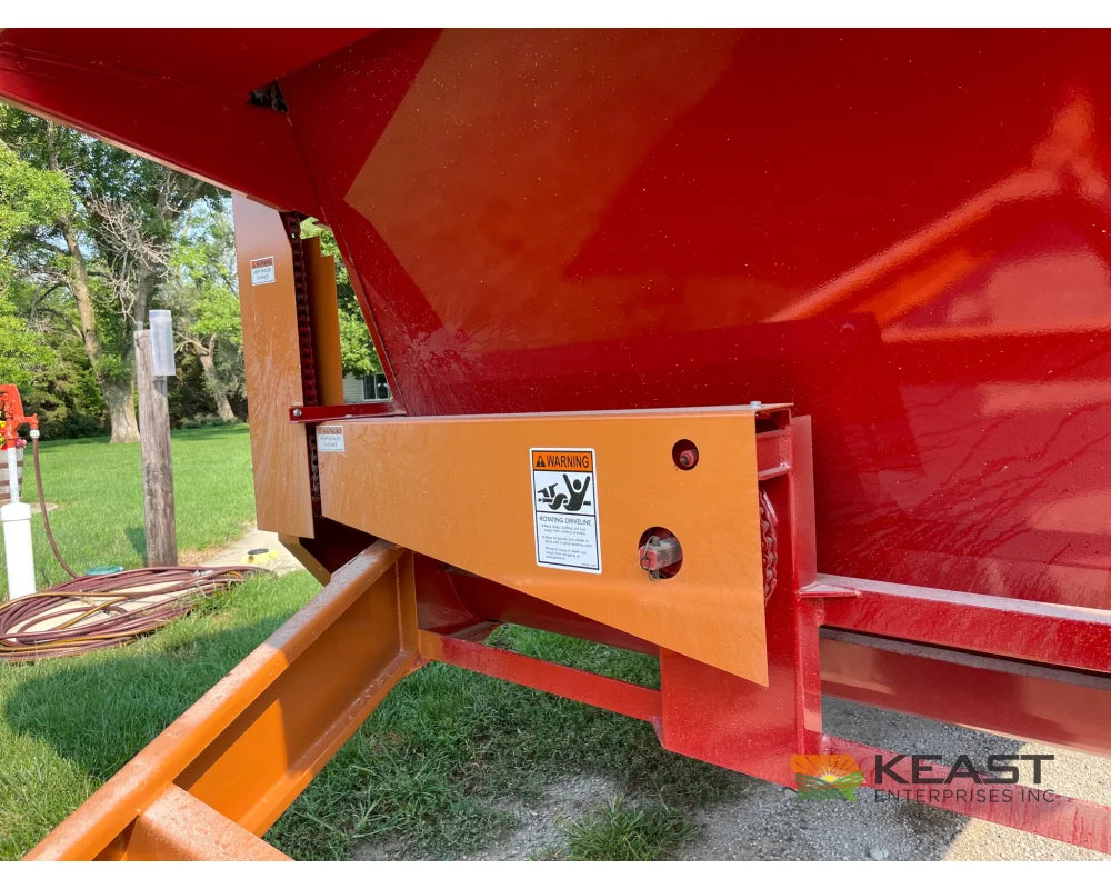 Kelly Ryan 5x12 Feed Wagon - 190 Bushel Capacity 48’’ Discharge Height Leaf Springs Fuel Trailers