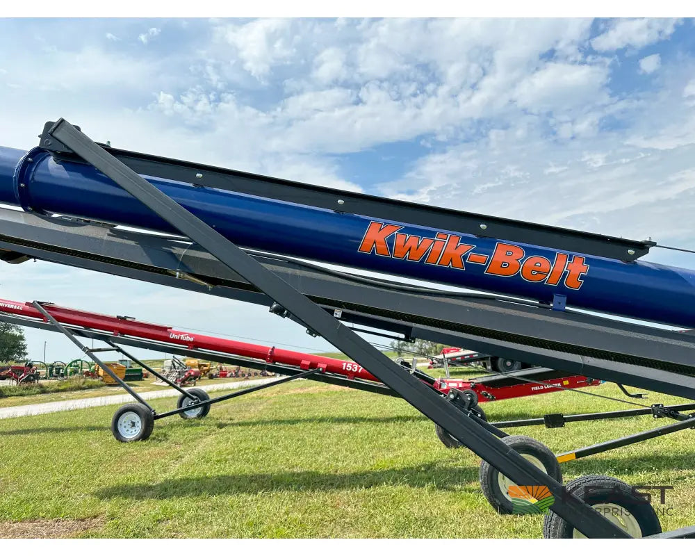 Kwik Belt 1838 Electric Belt Conveyor 38’ Length Electric Drive Conveyors