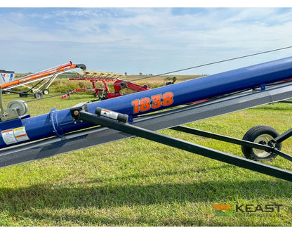 Kwik Belt 1838 Electric Belt Conveyor 38’ Length Electric Drive Conveyors