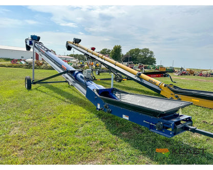 Kwik Belt 1838 Electric Belt Conveyor 38’ Length Electric Drive Conveyors
