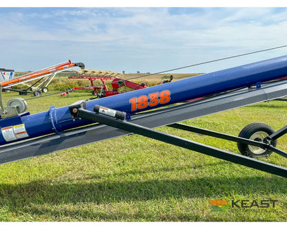 Kwik Belt 1838 Electric Belt Conveyor 38’ Length Electric Drive Conveyors