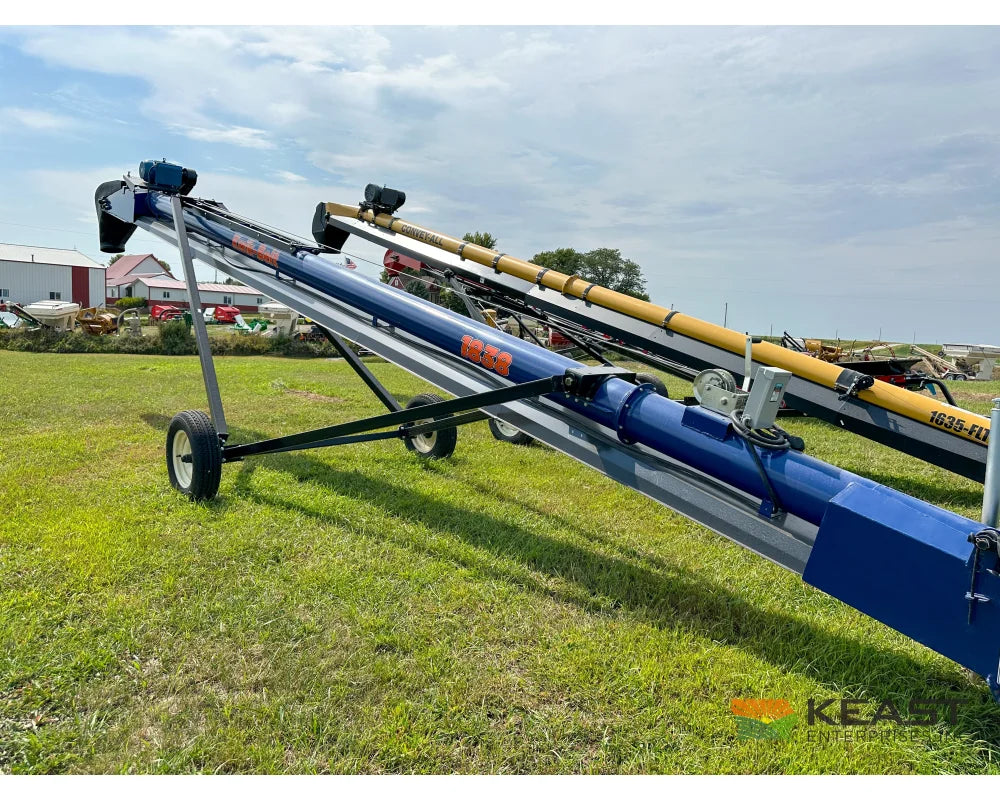 Kwik Belt 1838 Electric Belt Conveyor 38’ Length Electric Drive Conveyors