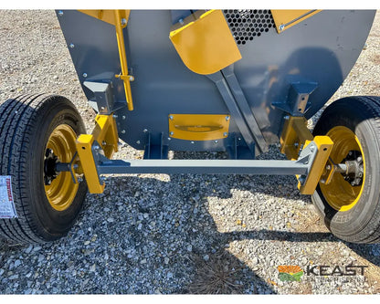 Lankota Corn Cracker Hammer Mill Trailered Up to 2,600 BPH Capacity Hydraulic Chute Control Hammer Mill