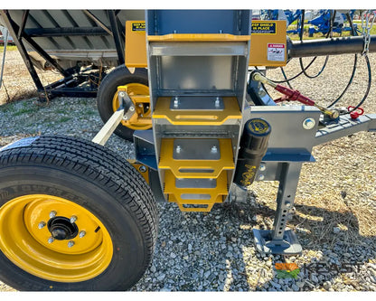 Lankota Corn Cracker Hammer Mill Trailered Up to 2,600 BPH Capacity Hydraulic Chute Control Hammer Mill