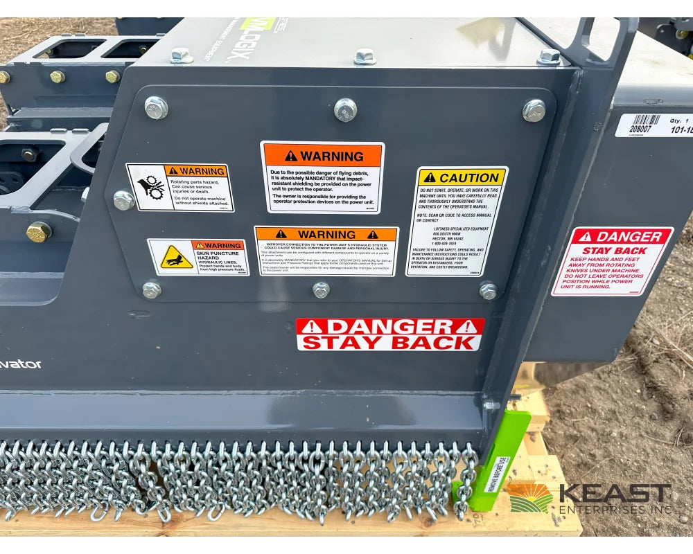 Loftness 41BX20 Battle Ax Excavator Mulcher 41’’ Cut Beaver Teeth Mulchers