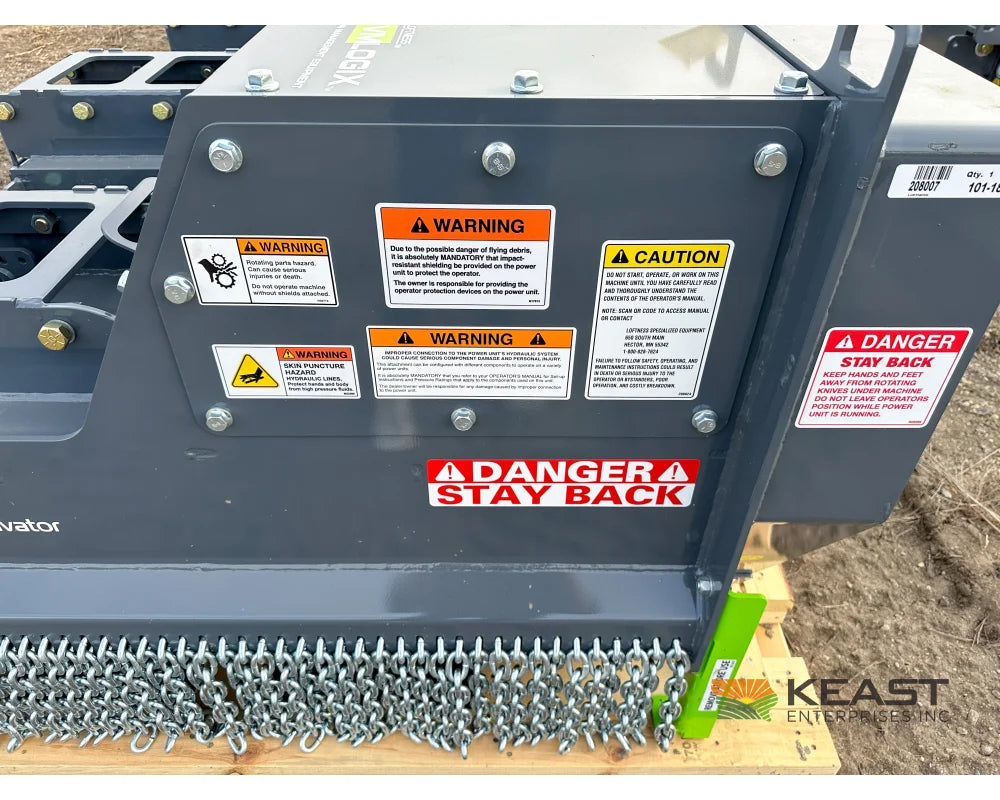 Loftness 41BX20 Battle Ax Excavator Mulcher 41’’ Cut Beaver Teeth Mulchers