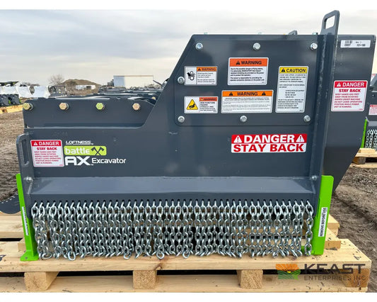 Loftness 41BX20 Battle Ax Excavator Mulcher 41’’ Cut Beaver Teeth Mulchers