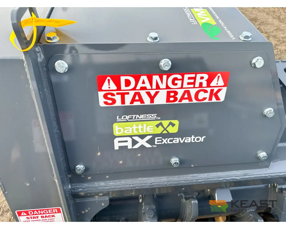 Loftness 41BX30 Battle Ax Excavator Mulcher 41’’ Cut Planer Teeth Mulchers