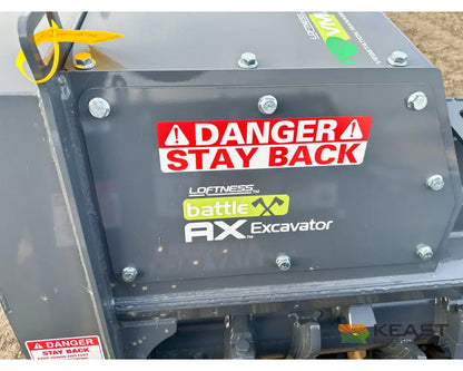 Loftness 41BX30 Battle Ax Excavator Mulcher 41’’ Cut Planer Teeth Mulchers