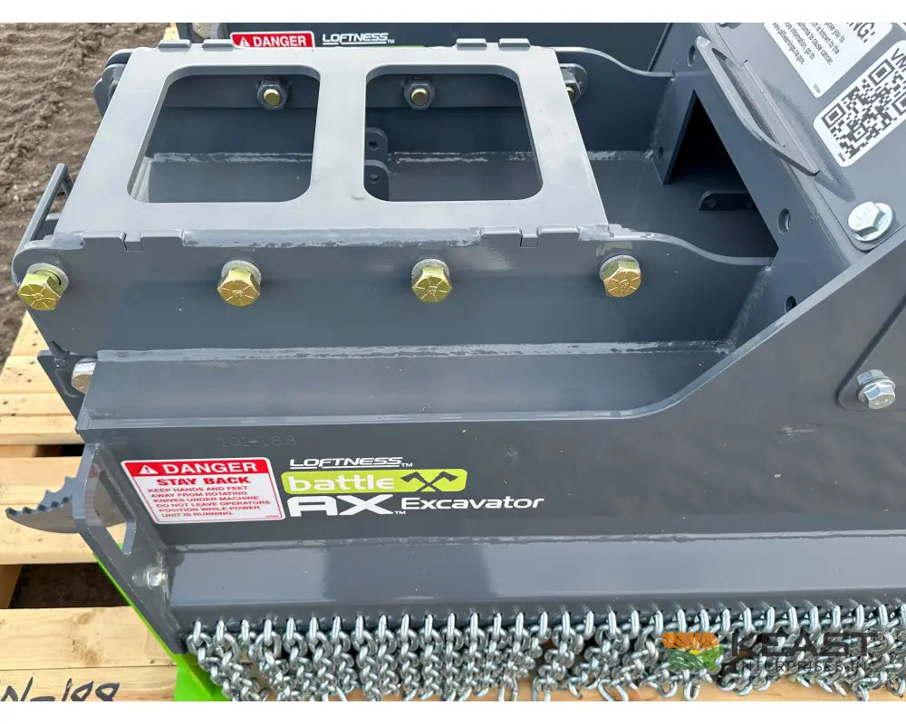 Loftness 41BX30 Battle Ax Excavator Mulcher 41’’ Cut Planer Teeth Mulchers
