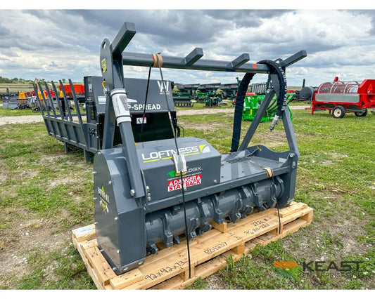 Loftness Battle Ax High Flow Mulcher - 61’’ Cutting Width Carbide Teeth Mulchers