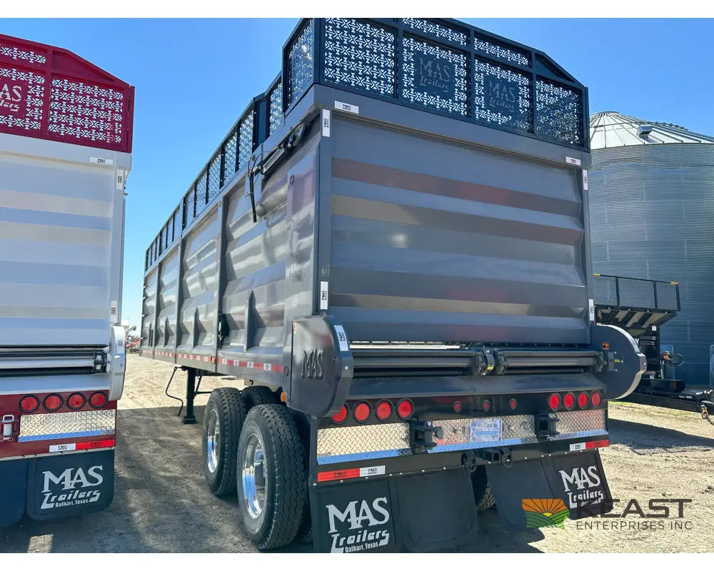 MAS Trailers 36’ Chainfloor Forage Trailer - Air Ride Heavy Duty Floor Chain Forage Trailers