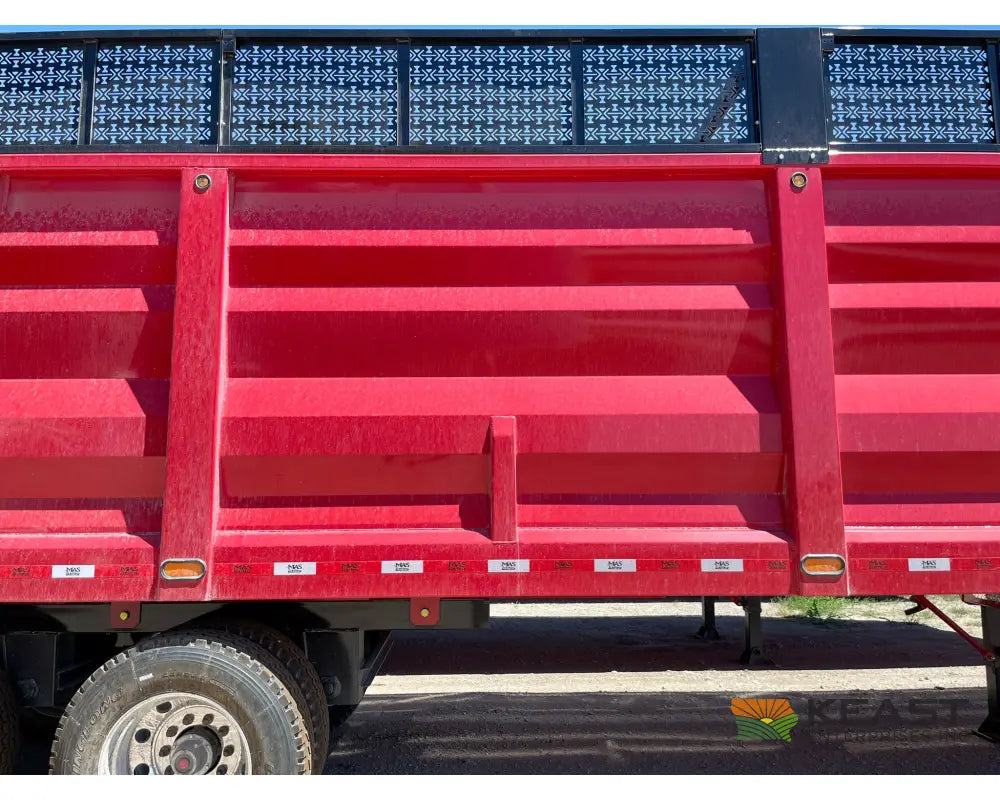 MAS Trailers 38’ Chainfloor Forage Trailer Air Ride Heavy Duty Floor Chain Forage Trailers