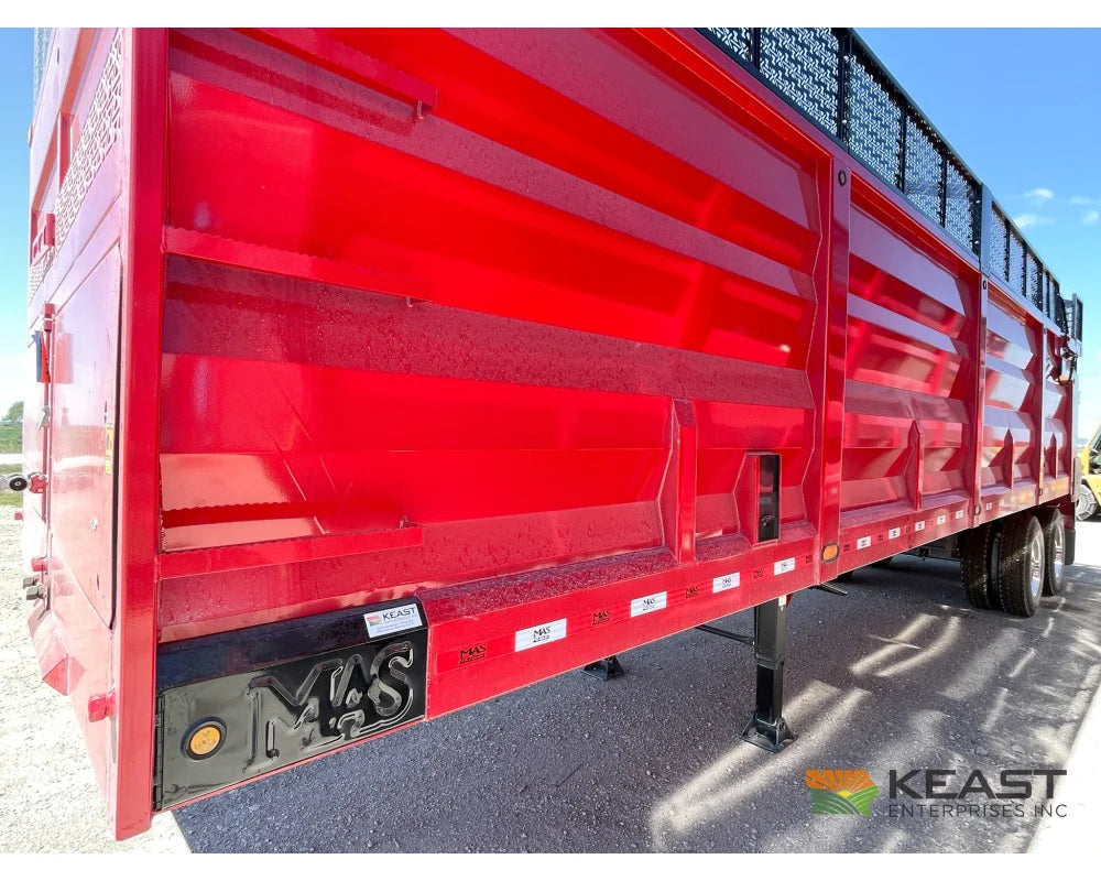 MAS Trailers 38’ Chainfloor Forage Trailer Air Ride Heavy Duty Floor Chain Forage Trailers