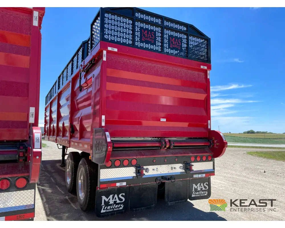 MAS Trailers 38’ Chainfloor Forage Trailer Air Ride Heavy Duty Floor Chain Forage Trailers