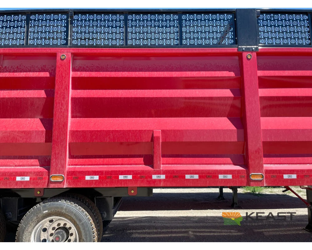MAS Trailers 38’ Chainfloor Forage Trailer Air Ride Heavy Duty Floor Chain Forage Trailers
