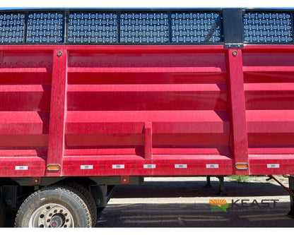 MAS Trailers 38’ Chainfloor Forage Trailer Air Ride Heavy Duty Floor Chain Forage Trailers