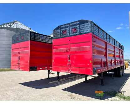 MAS Trailers 38’ Chainfloor Forage Trailer Air Ride Heavy Duty Floor Chain Forage Trailers