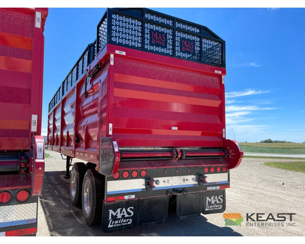 MAS Trailers 38’ Chainfloor Forage Trailer Air Ride Heavy Duty Floor Chain Forage Trailers