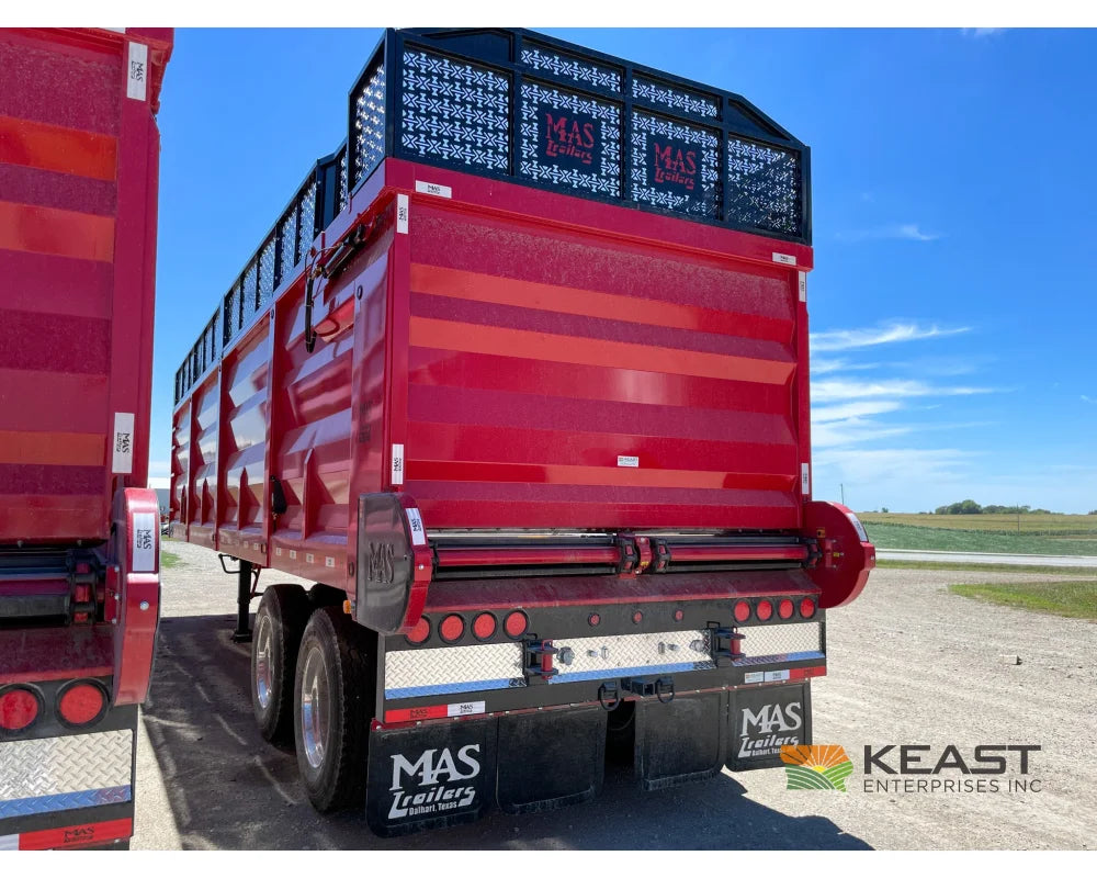 MAS Trailers 38’ Chainfloor Forage Trailer Air Ride Heavy Duty Floor Chain Forage Trailers