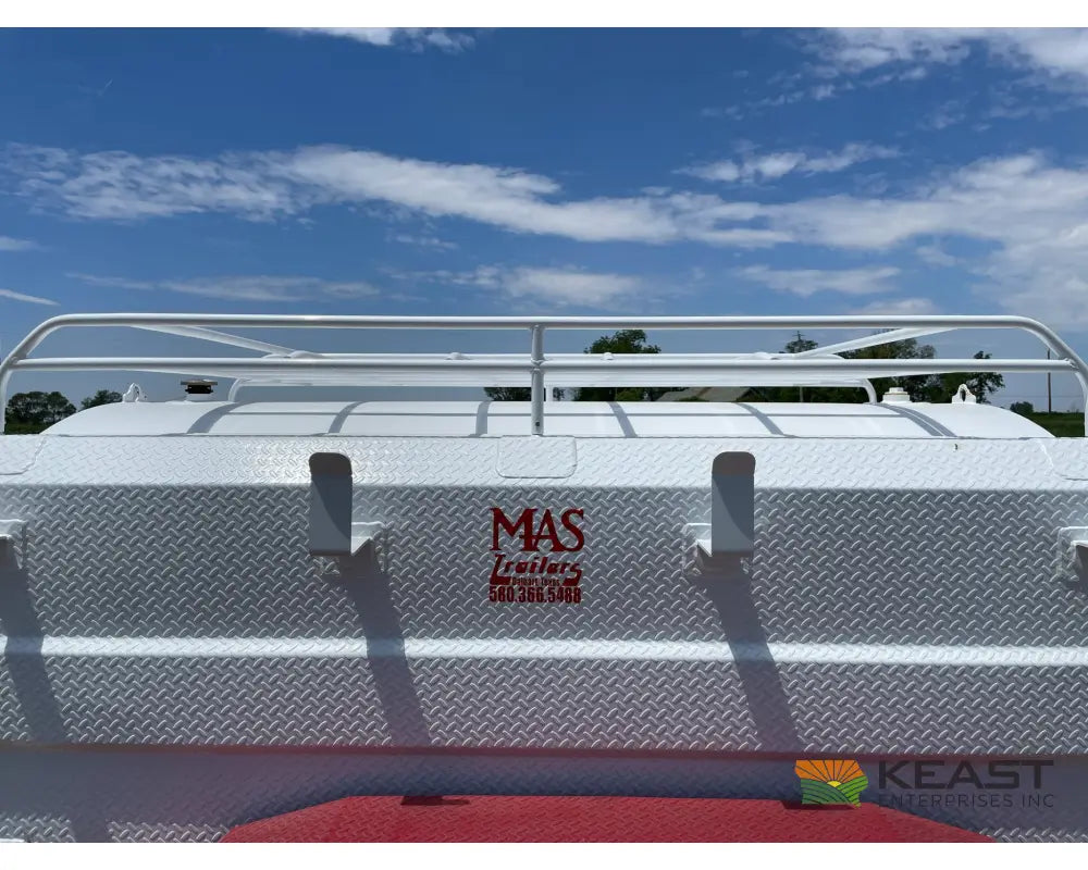 MAS Trailers 990 Gallon Fuel Trailer Front and Rear Decks Spring Tank Holders Fuel Trailers