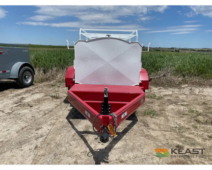 MAS Trailers 990 Gallon Fuel Trailer Front and Rear Decks Spring Tank Holders Fuel Trailers