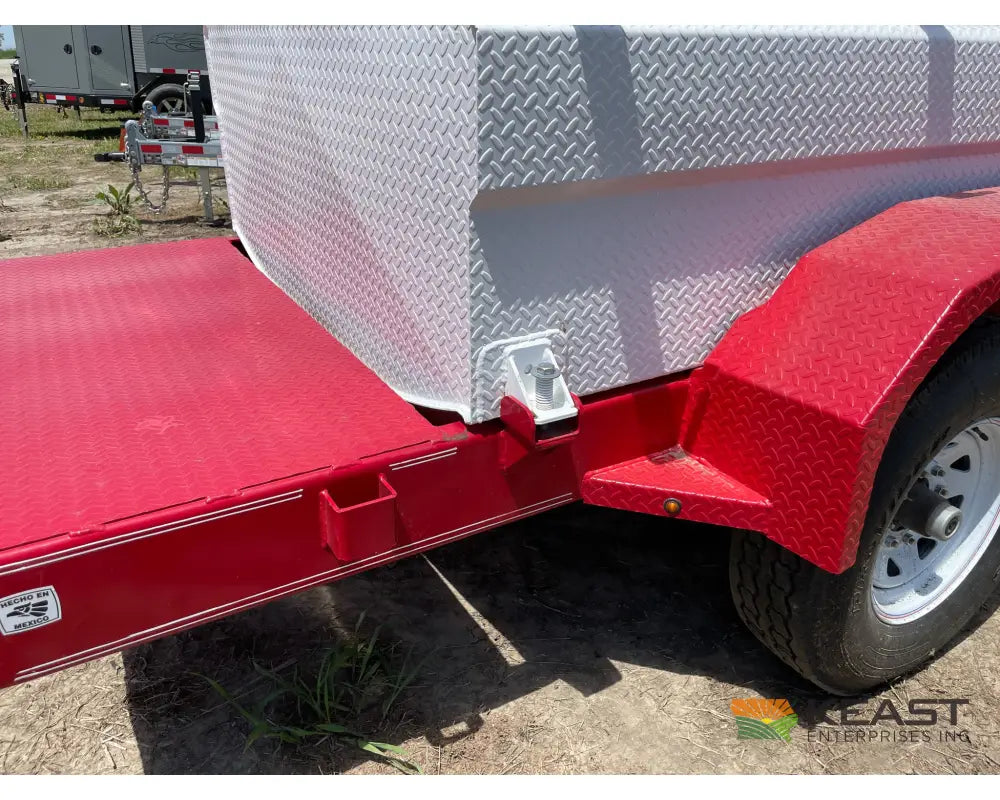 MAS Trailers 990 Gallon Fuel Trailer Front and Rear Decks Spring Tank Holders Fuel Trailers