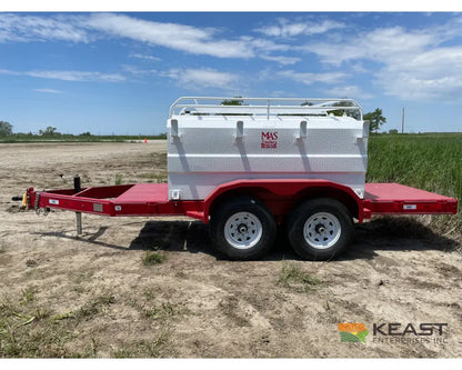 MAS Trailers 990 Gallon Fuel Trailer Front and Rear Decks Spring Tank Holders Fuel Trailers
