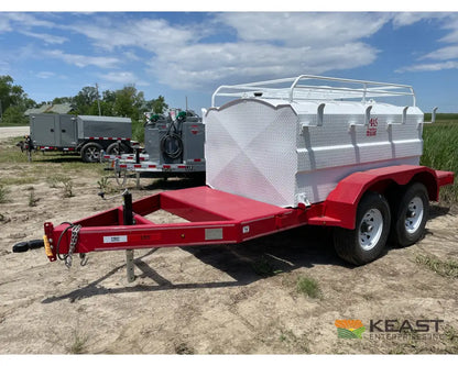 MAS Trailers 990 Gallon Fuel Trailer Front and Rear Decks Spring Tank Holders Fuel Trailers