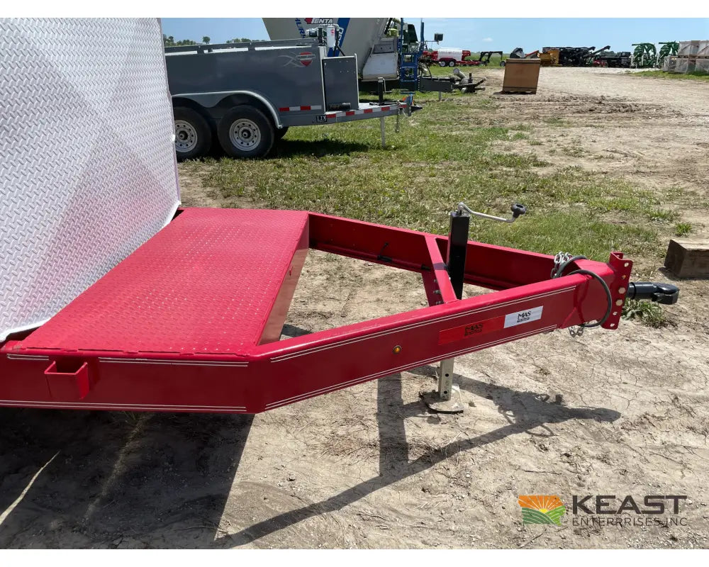 MAS Trailers 990 Gallon Fuel Trailer Front and Rear Decks Spring Tank Holders Fuel Trailers