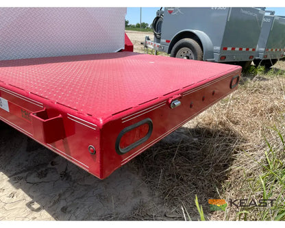 MAS Trailers 990 Gallon Fuel Trailer Front and Rear Decks Spring Tank Holders Fuel Trailers