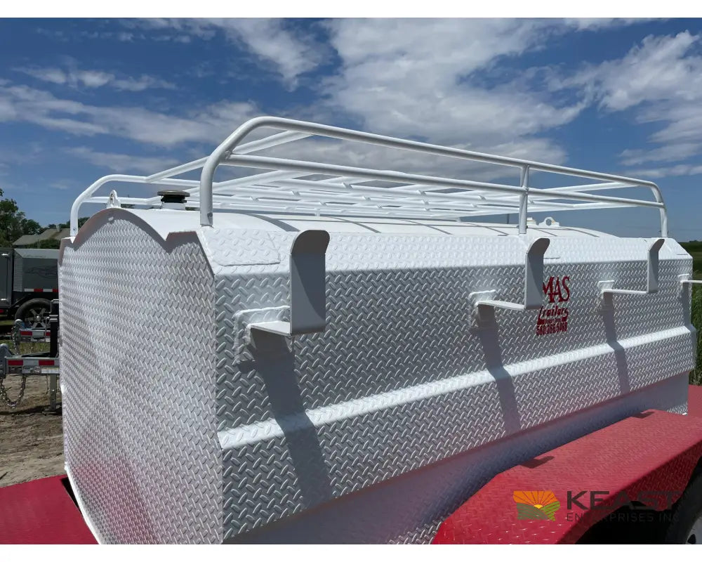 MAS Trailers 990 Gallon Fuel Trailer Front and Rear Decks Spring Tank Holders Fuel Trailers