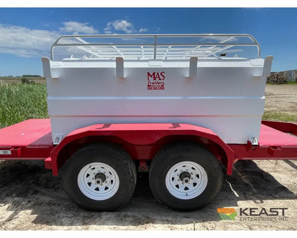 MAS Trailers 990 Gallon Fuel Trailer Front and Rear Decks Spring Tank Holders Fuel Trailers