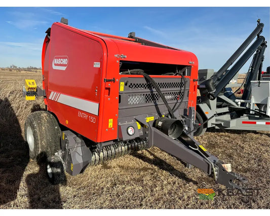 Maschio Entry 150 Round Baler - Fixed Chamber 72’’ Wide Pickup Automatic Oiler Round Balers
