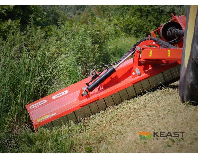 Maschio Giraffa L 155 / 170 / 190 Side Offset Flail Mowers Hydraulic Offset and Tilt 540 PTO - Flail Mowers