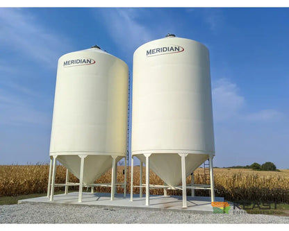 Meridian 1620 Smoothwall Grain Bin - 16’ Diameter 4118 Bushel Capacity Powder Coated Smoothwall Bins