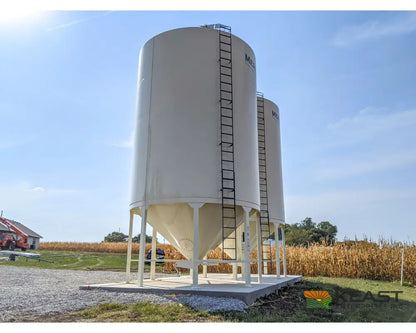 Meridian 1620 Smoothwall Grain Bin - 16’ Diameter 4118 Bushel Capacity Powder Coated Smoothwall Bins