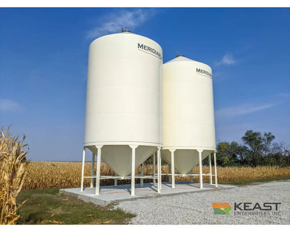 Meridian 1620 Smoothwall Grain Bin - 16’ Diameter 4118 Bushel Capacity Powder Coated Smoothwall Bins