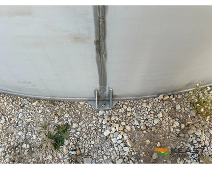 Meridian 1235 Stainless Steel Tank - 29,760 Gallon Capacity Ideal for Liquid Fertilizer and Chemicals Smoothwall Bins