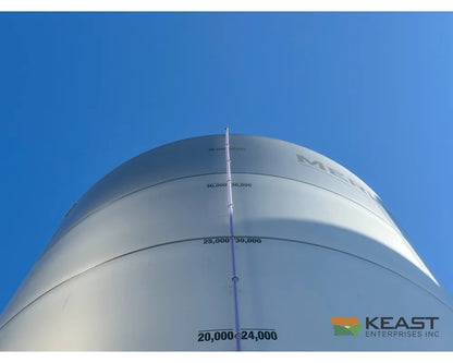 Meridian 1235 Stainless Steel Tank - 29,760 Gallon Capacity Ideal for Liquid Fertilizer and Chemicals Smoothwall Bins
