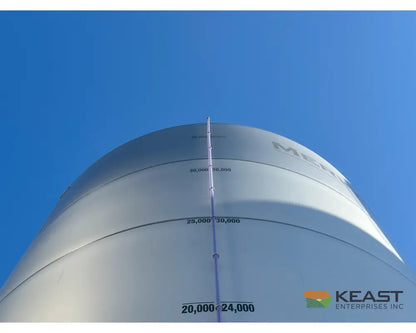 Meridian 1235 Stainless Steel Tank - 29,760 Gallon Capacity Ideal for Liquid Fertilizer and Chemicals Smoothwall Bins