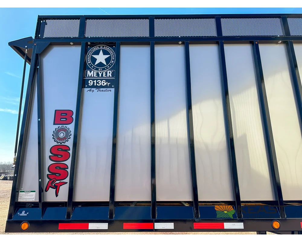Meyer 9136RT Chainfloor Forage Trailer - Rear Unload Stainless Steel Sides Forage Trailers