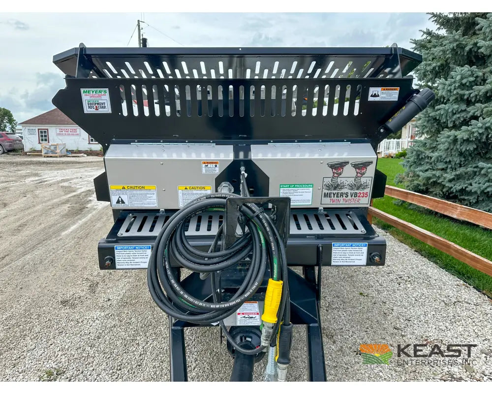 Meyers VB235 Manure Spreader - 235 Cu Ft Capacity Struck Poly Box Manure Spreaders