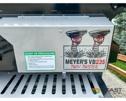 Meyers VB235 Manure Spreader - 235 Cu Ft Capacity Struck Poly Box Manure Spreaders