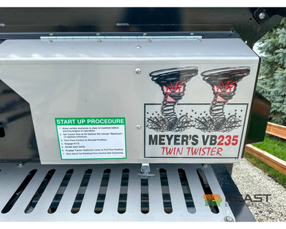 Meyers VB235 Manure Spreader - 235 Cu Ft Capacity Struck Poly Box Manure Spreaders