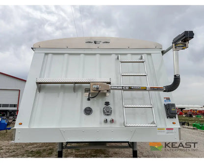 Neville 38.5’ Aluminum Hopper Bottom Grain Trailer Electric Tarp Grain Trailers