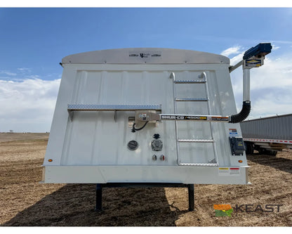 Neville 38.5’ Aluminum Hopper Bottom Grain Trailer Electric Tarp - Grain Trailers