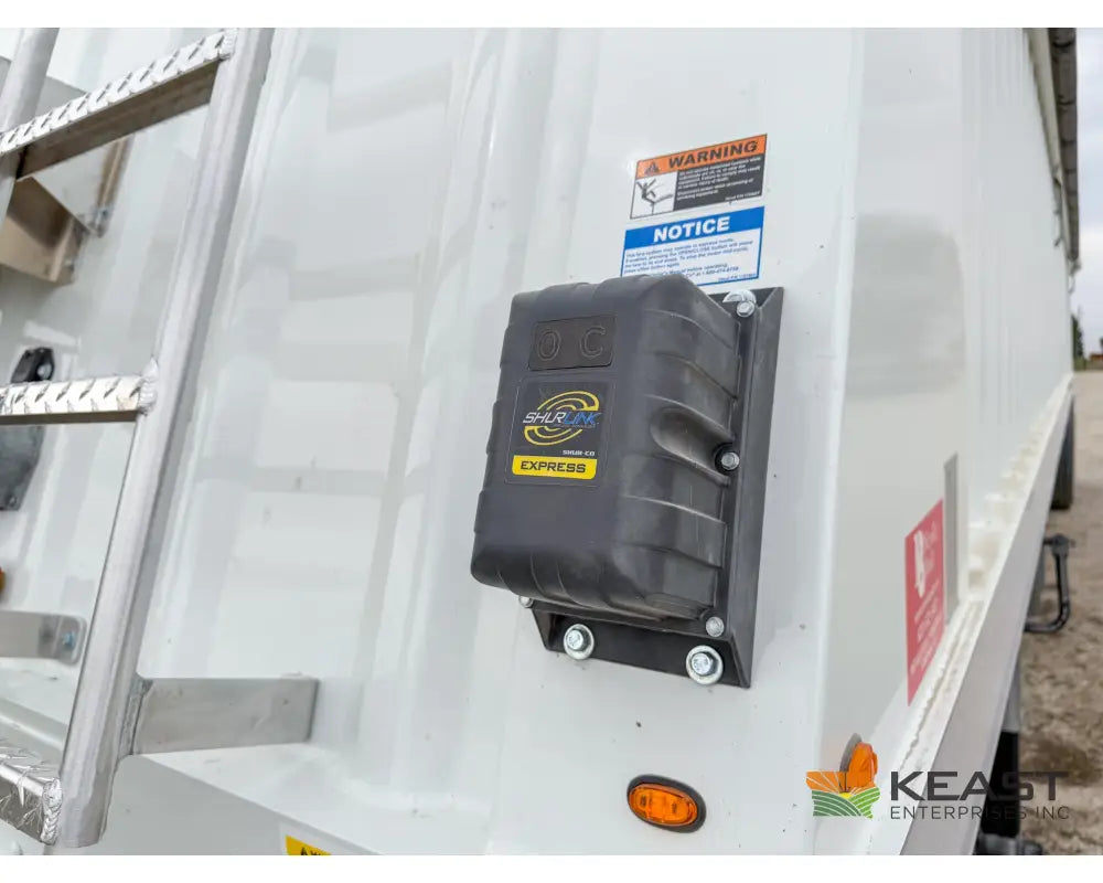 Neville 38.5’ Aluminum Hopper Bottom Grain Trailer Electric Tarp Grain Trailers